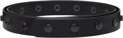 Rick Owens Black Concordians Snap Belt