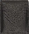 Rick Owens Black Concordians Square Card Holder In Black