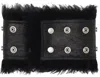 Rick Owens Black Concordians Strobe Neck Band In Black