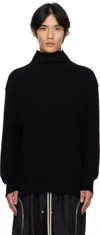 Rick Owens Black Concordians Tabard Sweater In Black