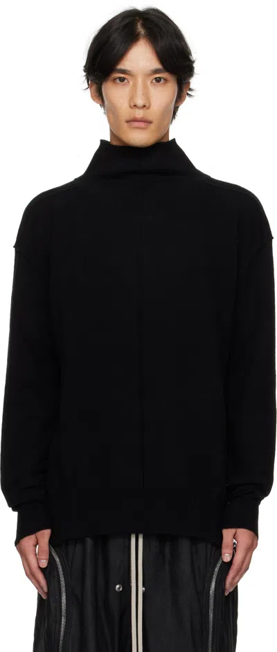 Rick Owens Black Concordians Tabard Sweater
