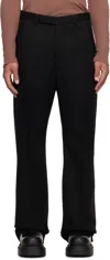 Rick Owens Black Concordians Tailored Geth Trousers In Black