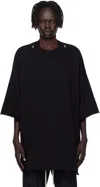 Rick Owens Black Concordians Tommy T-shirt In Black