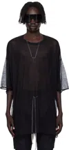 Rick Owens Black Concordians Tommy T-shirt In Black