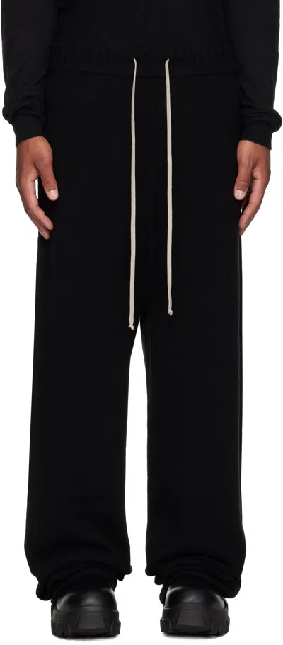 Rick Owens Black Concordians Track Sweatpants