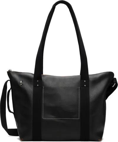 Rick Owens Black Concordians Trolley Tote
