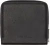 Rick Owens Logo Embossed Zip Around Wallet In Black