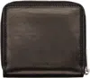 Rick Owens Concordians Zipped Wallet In Brown