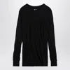 Rick Owens Black Edfu Basic Long Sleeve T-shirt