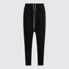 Rick Owens Relaxed Fit Trousers With Drawstring And Drop-crotch In Black