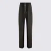 Rick Owens Trousers Straight Leg Side Pockets In Brown