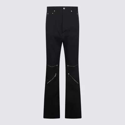 Rick Owens Black Cotton Pants