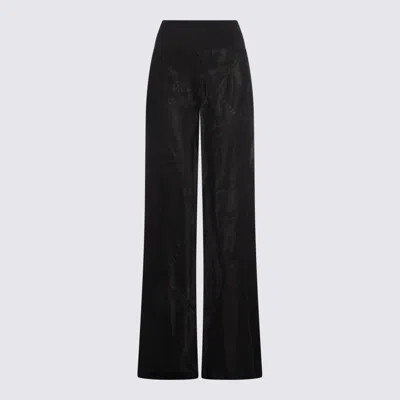 Rick Owens Black Cotton Pants