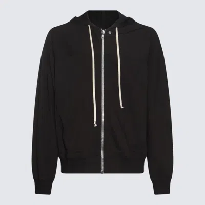 Rick Owens Forever Organic Cotton Hoodie In Black