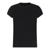 Rick Owens Black Cotton T-shirt In Black