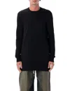 Rick Owens Level Ls Tee In Black