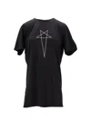 Rick Owens Black Crewneck Long T-shirt