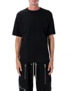 Rick Owens Brad Cotton T-shirt In Black