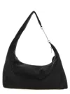 Rick Owens Black Cropped Gemini Shoulder Bag In Black