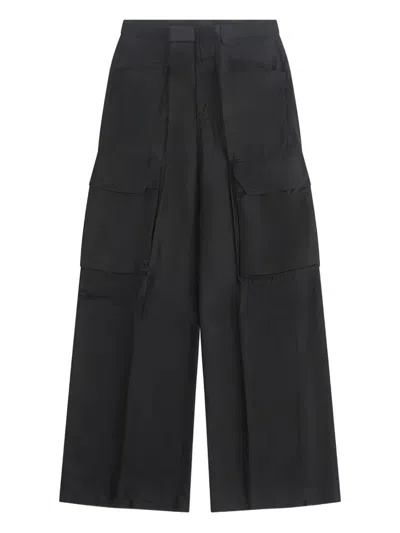 Rick Owens Black Cupro Pants