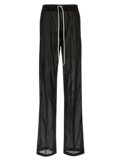 RICK OWENS BLACK DIETRICH DRAWSTRING PANTS