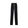 Rick Owens Drawstring Dietrich Pants Elastic Waistband In Black