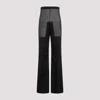 RICK OWENS BLACK DIRT BOLAN COTTON PANTS