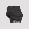 Rick Owens Draped Mini Skirt Women In Black