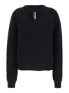 Rick Owens Eclipse Knit Sweater Black Knitwear Black In Black
