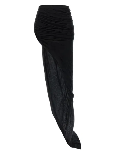 Rick Owens Black Edfu Skirt
