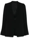 Rick Owens Women Extreme Soft Blazer Jacket In Black