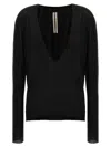 Rick Owens Black Extreme Sweater In Black