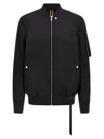 Rick Owens Black Flight Bomber Jacket