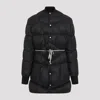 Rick Owens Mens Black Flight Liner Quilted-and-padded Regular-fit Shell-down Jacket In Black