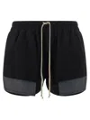 Rick Owens Black Fog Boxers Shorts In Black