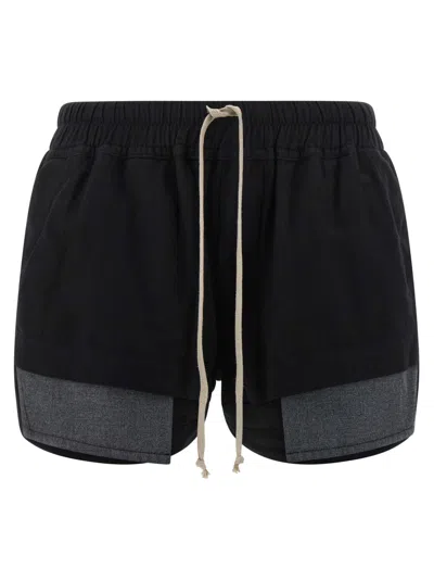 Rick Owens Black Fog Boxers Shorts