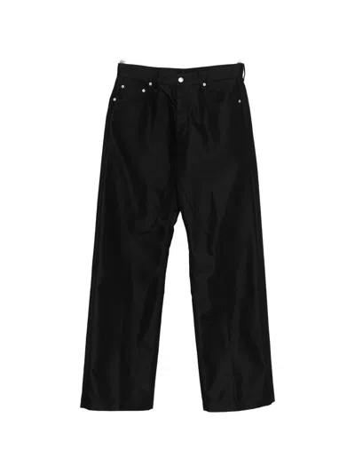 Rick Owens Black Geth Cotton Jeans