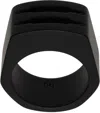Rick Owens Black Grill Ring In 09 Black