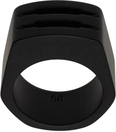 Rick Owens Black Grill Ring In 09 Black