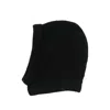 Rick Owens Ribbed Balaclava In Black