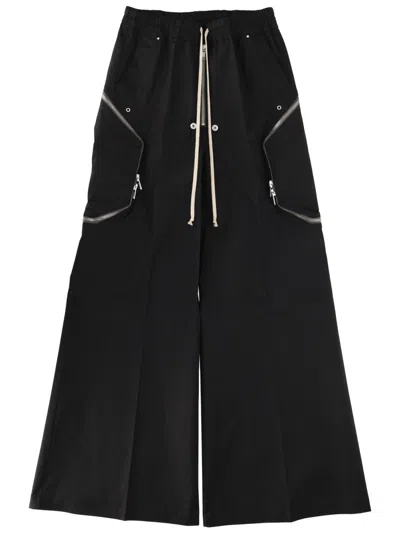 Rick Owens Black Heizer Belas Cotton Pants