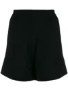 Rick Owens High-waisted Shorts In Black