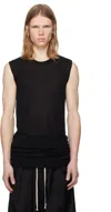 Rick Owens Black Hollywood Basic Sl Tank Top In Black