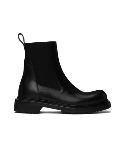 Rick Owens Black Hollywood Beatle Cyclops Boots