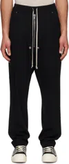 Rick Owens Trousers With Tapered Leg And Pockets In 09 Black