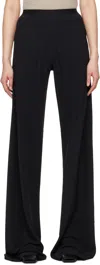 Rick Owens Black Hollywood Bias Trousers In 09 Black