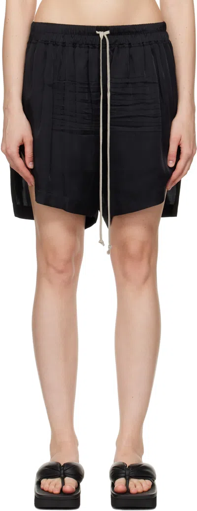 Rick Owens Black Hollywood Boxer Shorts