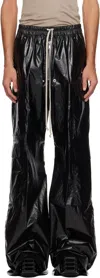 Rick Owens Black Porterville Cargobelas Cargo Pants In 09 Black