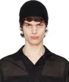 Rick Owens Black Hollywood Cashmere Beanie In 09 Black