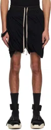 Rick Owens Black Hollywood Dbl Long Boxers Shorts